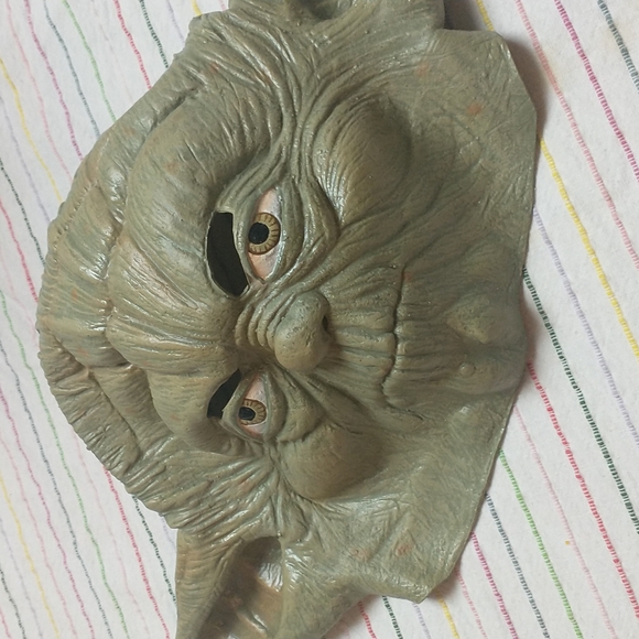 Vintage Lucasfilm Star Wars YODA Rubber Latex Halloween Mask Costume Made Mexico - Picture 3 of 11